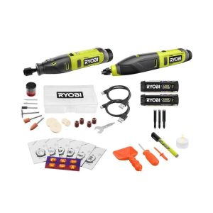 USB LITHIUM 2-TOOL COMBO KIT WITH PUMPKIN CARVING TOOLS