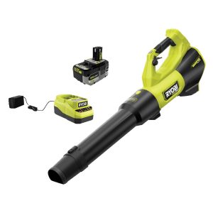 18V ONE+ HP Brushless WHISPER SERIES 510 CFM 130 MPH Battery Leaf Blower, 6.0 Ah Battery, Charger