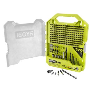 200 PC. Drill and Impact Drive Set