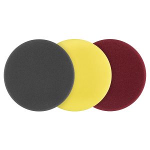 3 PC. 5" FOAM DUAL ACTION POLISHER VARIETY PAD SET