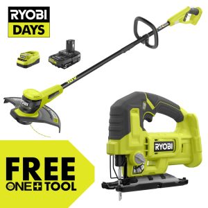 18V ONE+ 13" STRING TRIMMER/EDGER KIT WITH FREE 18V ONE+ JIG SAW