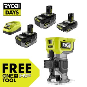 18V ONE+ LITHIUM HIGH PERFORMANCE STARTER KIT WITH FREE 18V ONE+ HP BRUSHLESS COMPACT ROUTER