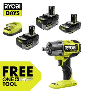 18V ONE+ LITHIUM HIGH PERFORMANCE STARTER KIT WITH FREE 18V ONE+ HP BRUSHLESS 4-MODE 1/2" IMPACT WRENCH