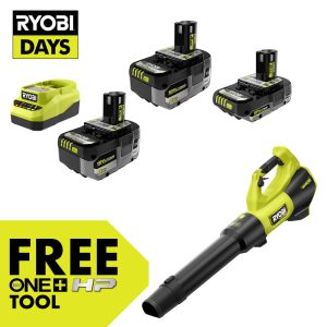 18V ONE+ LITHIUM HIGH PERFORMANCE STARTER KIT WITH FREE 18V ONE+ HP BRUSHLESS 510 CFM BLOWER