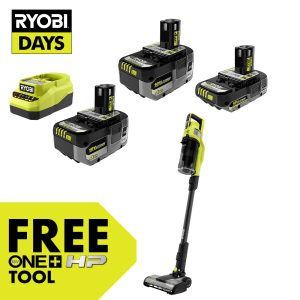18V ONE+ LITHIUM HIGH PERFORMANCE STARTER KIT WITH FREE 18V ONE+ HP STICK VACUUM