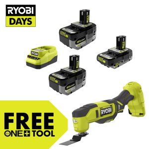 18V ONE+ LITHIUM HIGH PERFORMANCE STARTER KIT WITH FREE 18V ONE+ MULTI-TOOL