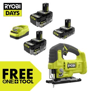 18V ONE+ LITHIUM HIGH PERFORMANCE STARTER KIT WITH FREE 18V ONE+ JIG SAW