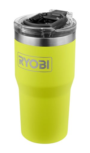 20 oz. Stainless Steel Green Tumbler
