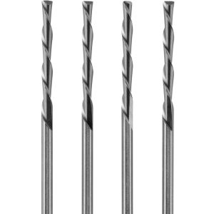 4 PC. 1/8" WOOD & PLASTIC BITS